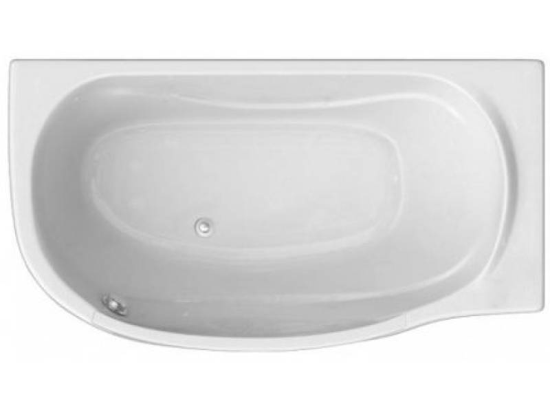 Характеристики Акриловая ванна Тритон Милена левая со стеклом 170x96x62 